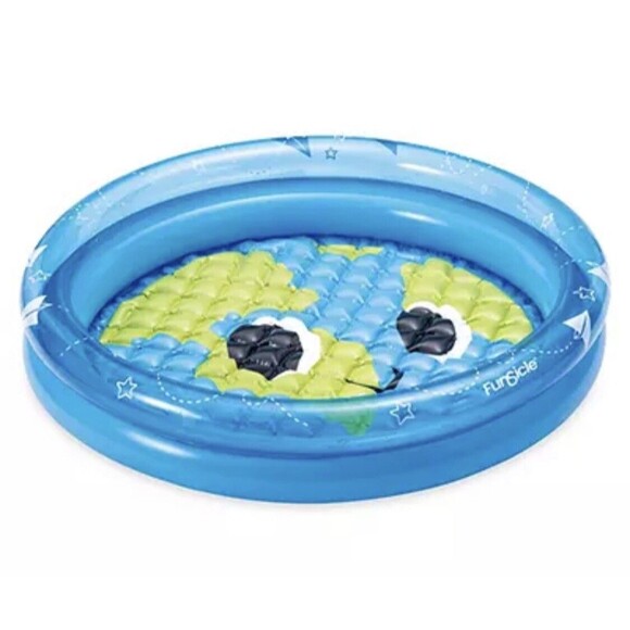 Kids Pool Funsicle 45" Around The Globe 2-Ring Inflatable Children Pool - Picture 6 of 7
